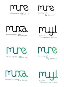 Variaciones del logo según idioma